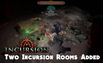 Path of Exile 3.3.1: Two Incursion Rooms Added